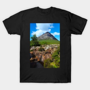 Buachaille Etive Mor in the Highlands of Scotland T-Shirt